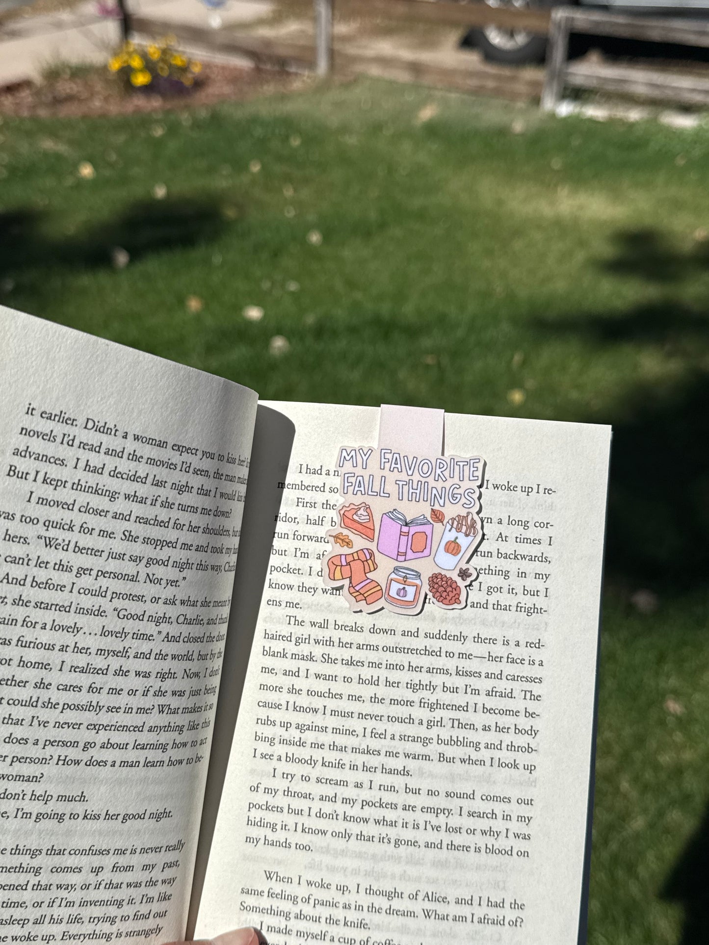 Fav Fall Things Magnetic Bookmark