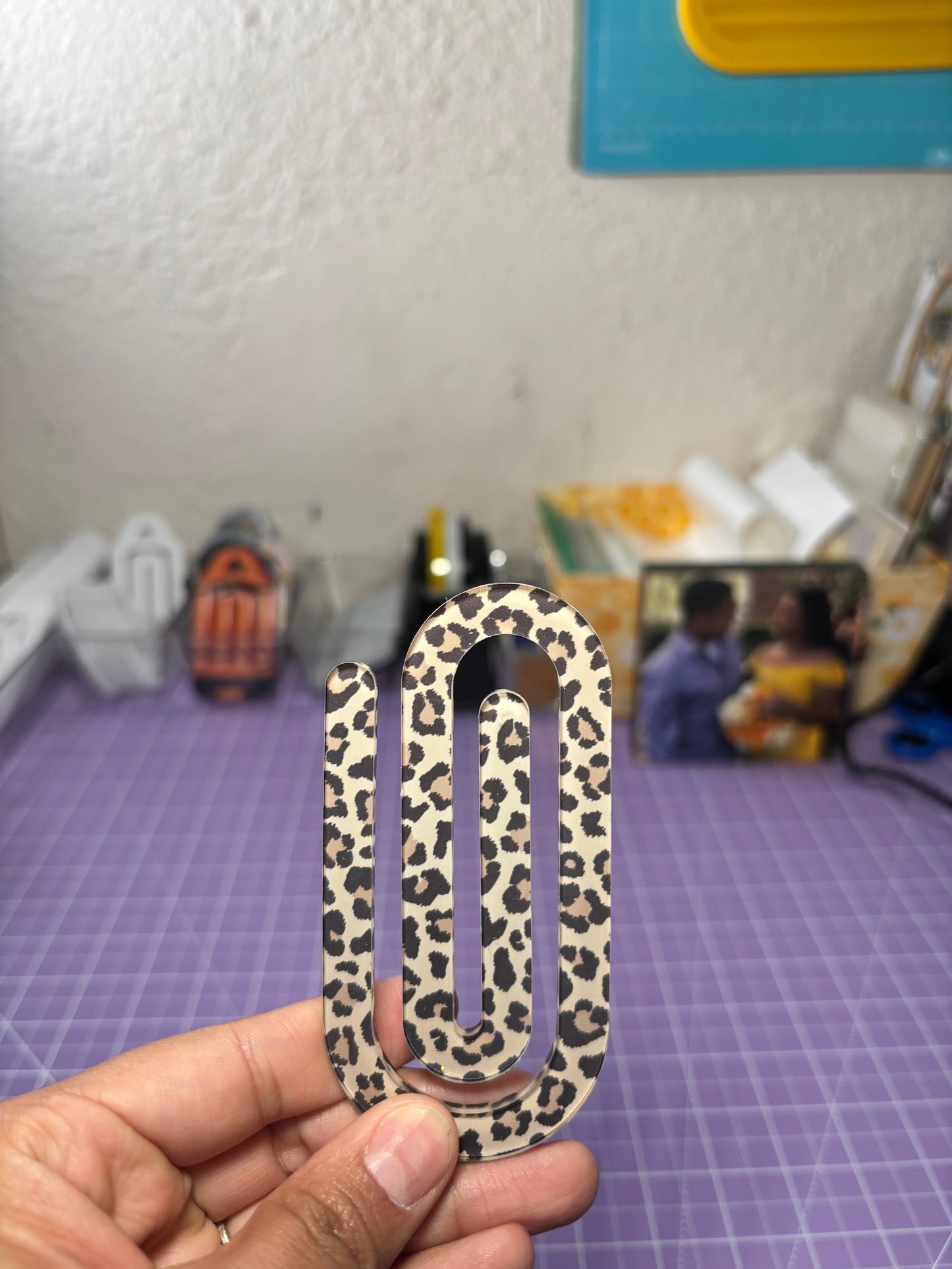 Cheetah Paper Clip