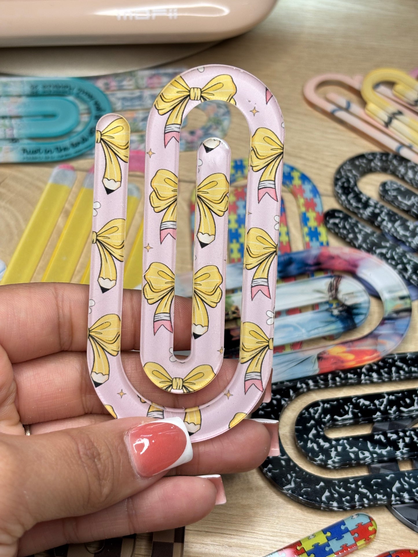 Coquette Pencil Paper Clip