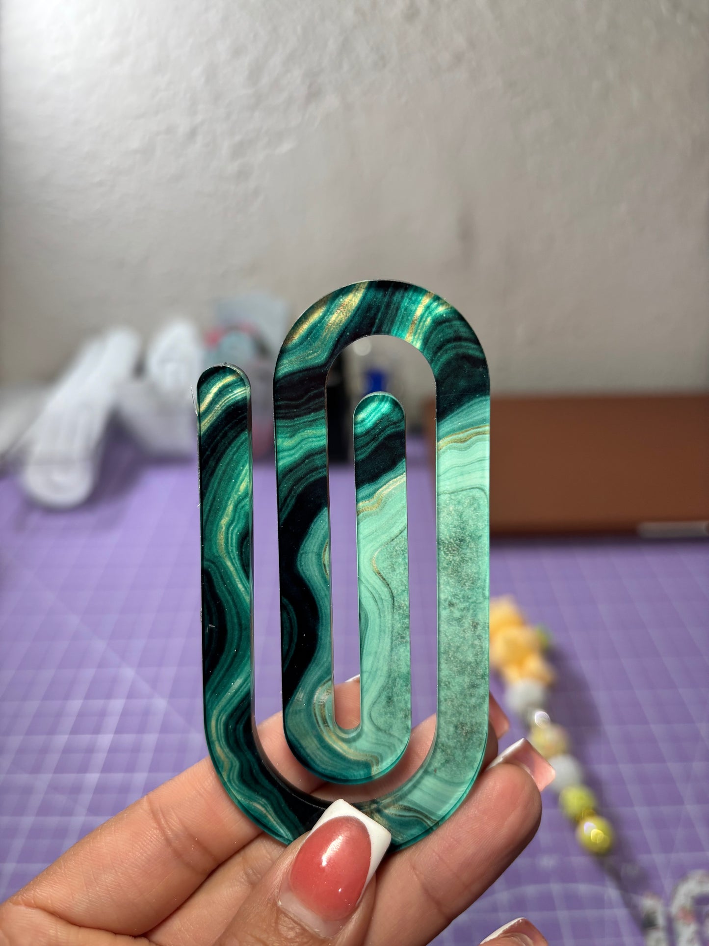 Malachite Paper Clip