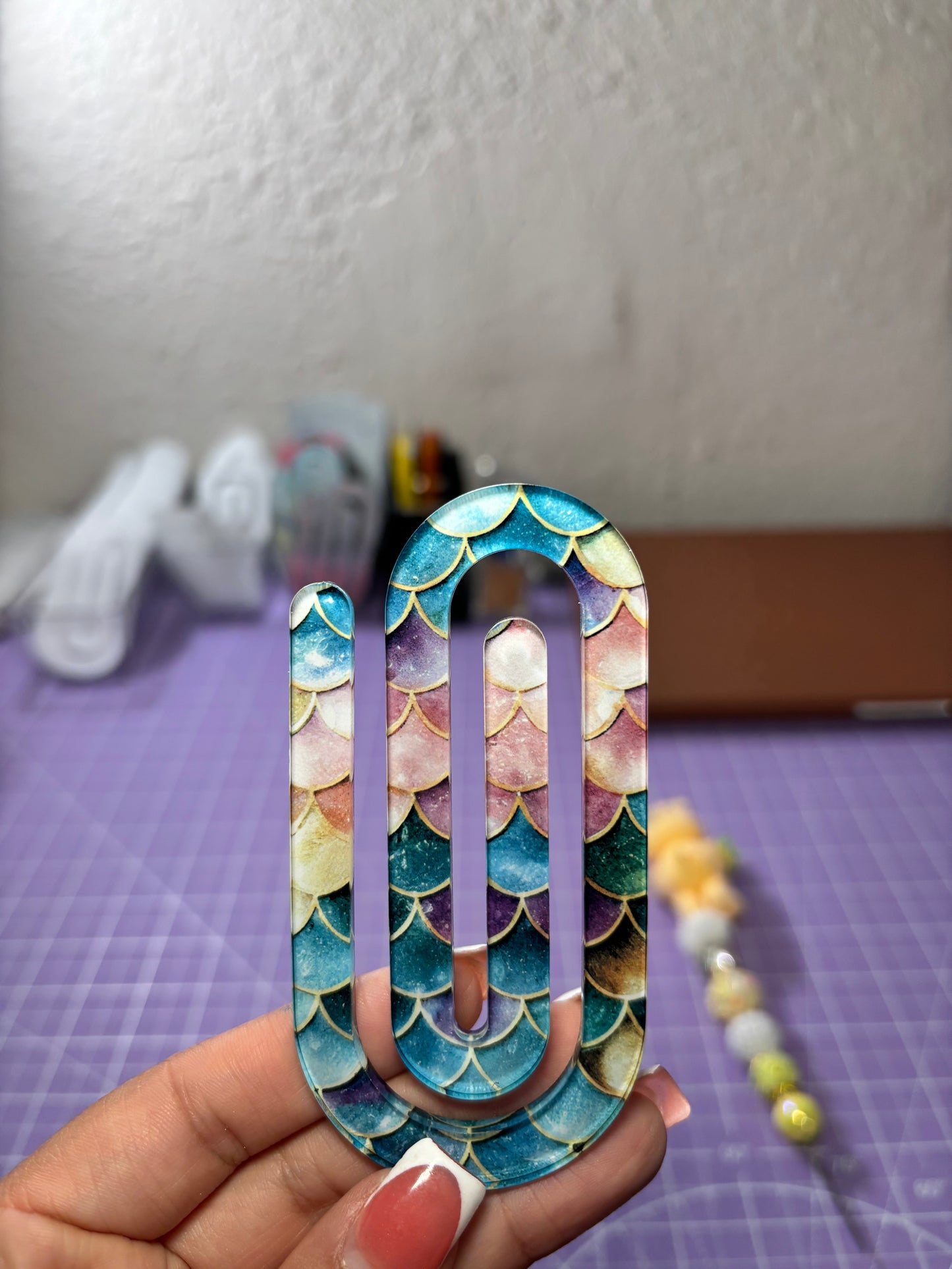 Mermaid Scales Paper Clips