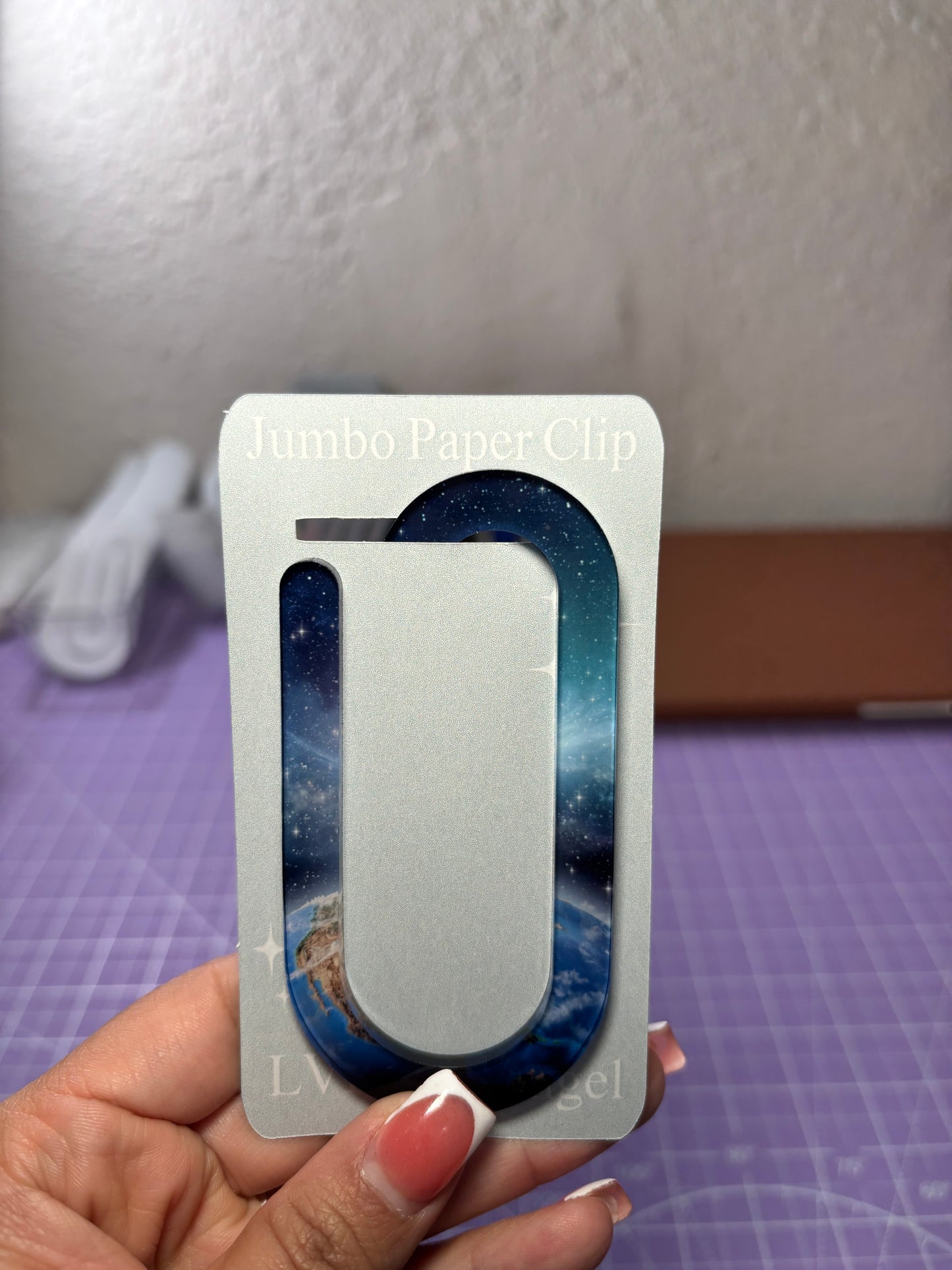 Earth Paper Clip Transfer