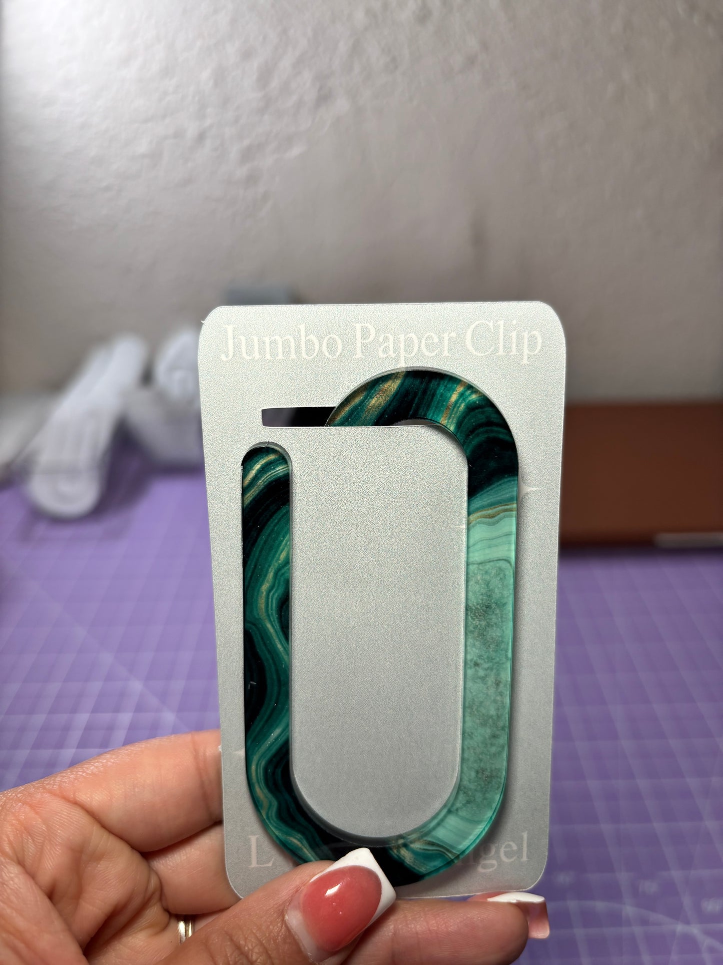 Malachite Paper Clip Transfer