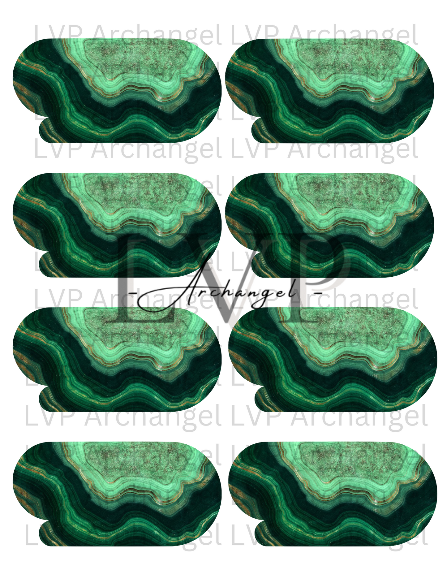 Malachite Paper Clip Transfer