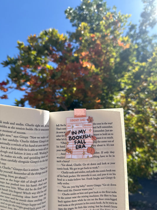 Bookish Fall Era Magnetic Bookmark