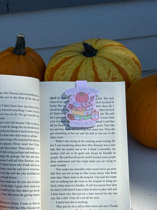 Cozy Readers Magnetic Bookmark