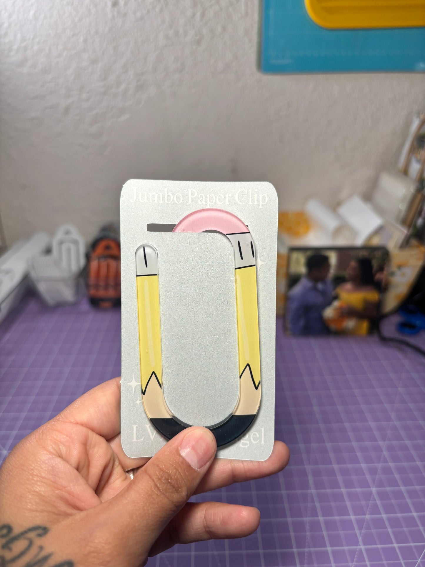 Pencil Doodle Paper Clip