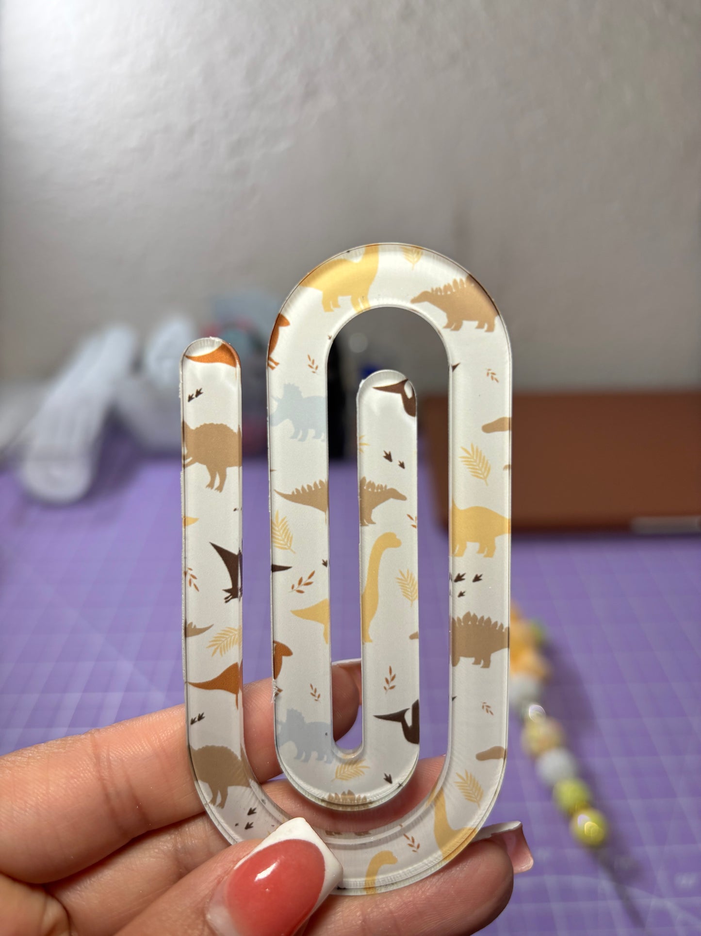 Dino Paper Clip Transfer