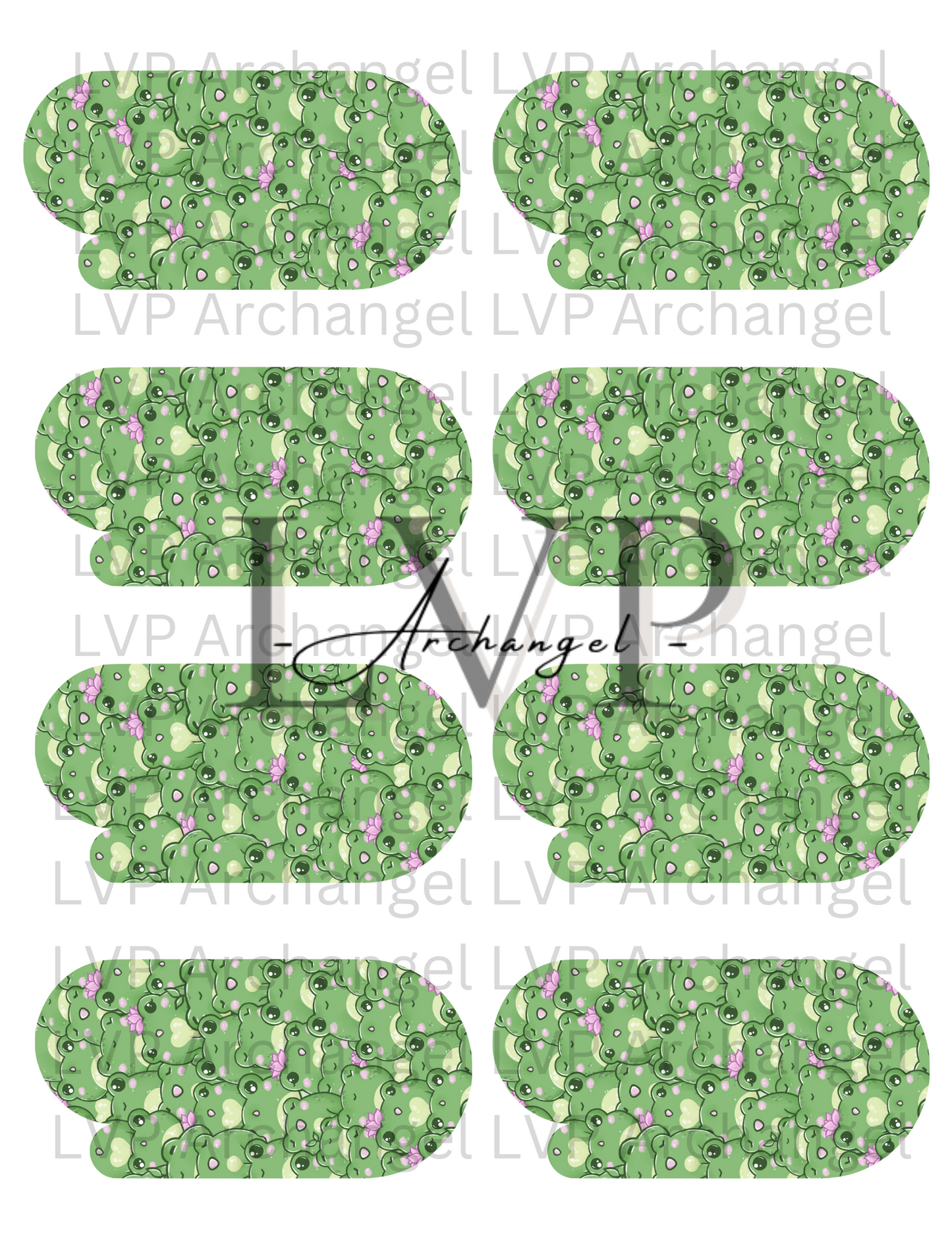 Baby Frogs Paper Clip Transfer