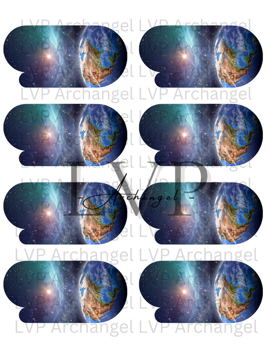 Earth Paper Clip Transfer